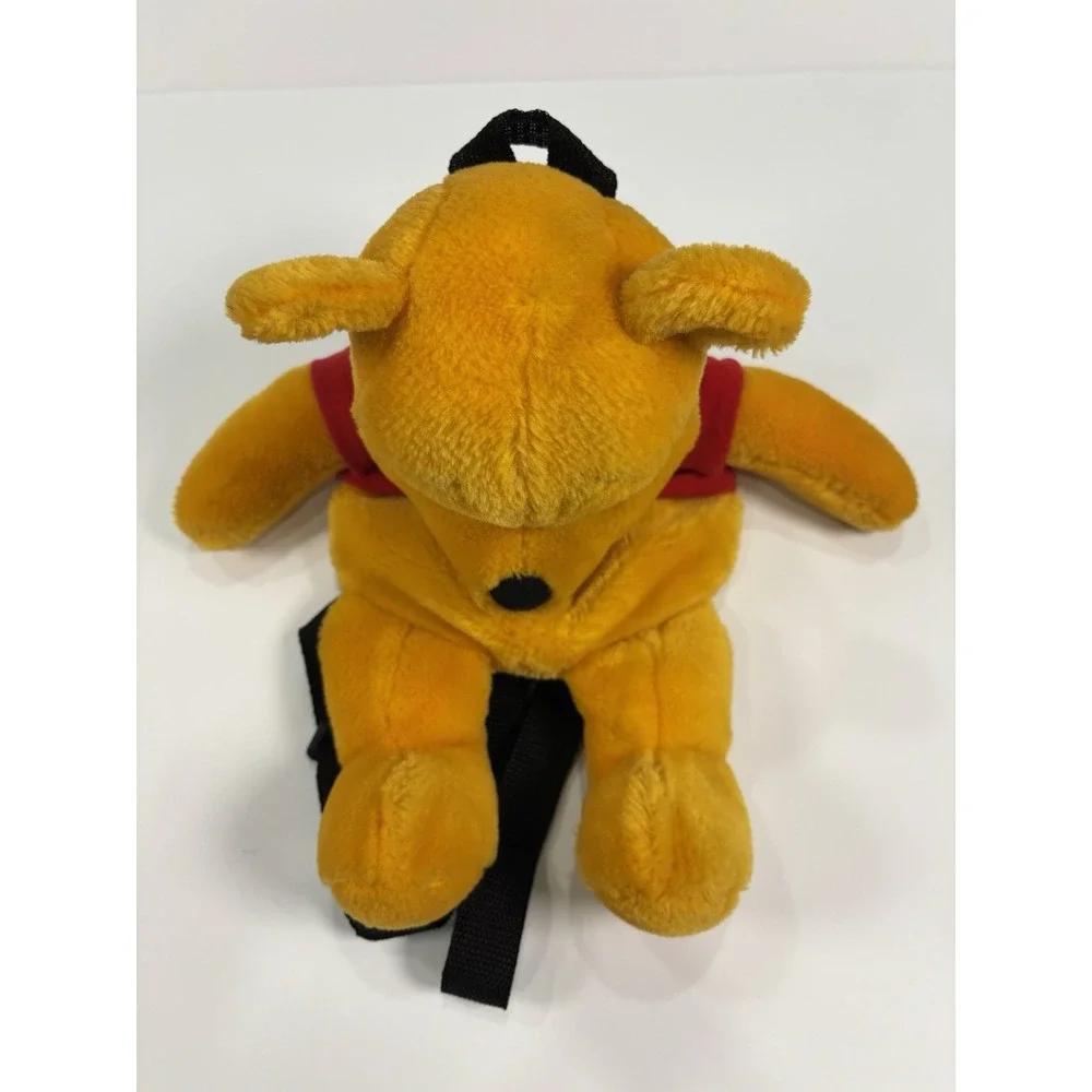 Vintage Disney Winnie The Pooh Backpack Plush Stuffed Bear With Zipper